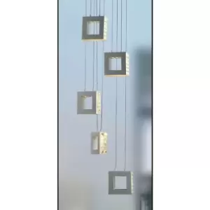 Image of Netlighting Lauri Modern 5 Light Integrated LED Pendant Ceiling Light