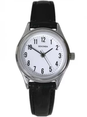 image of Sekonda Ladies White Dial Strap Watch 4491