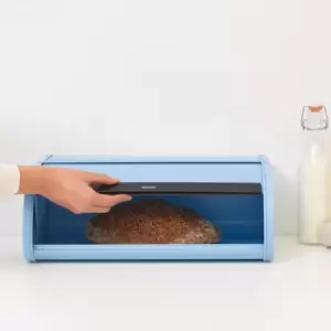 Image of Brabantia Dreamy Blue Roll Top Bread Bin Blue