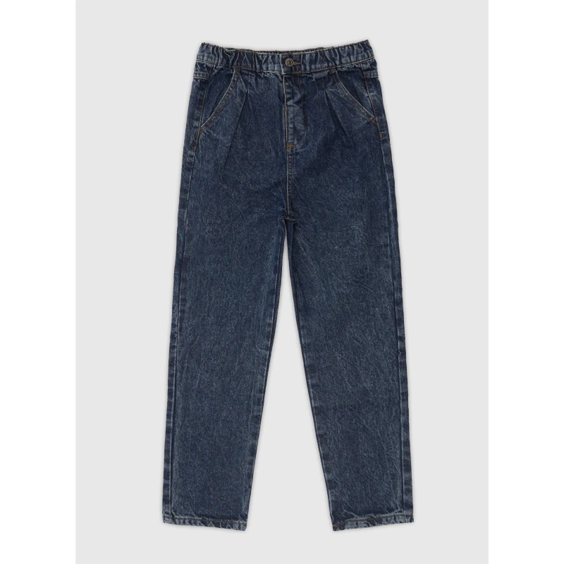 Image of Firetrap Mom Jeans Junior Girls - Blue Blue 7 - 8 Years
