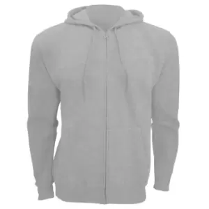 Image of SOLS Mens Seven Full Zip Hooded Sweatshirt / Hoodie (L) (Grey Marl)
