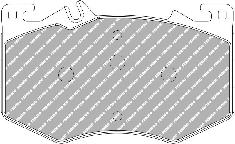 Image of FERODO FRP3166H Brake pad set Front Brake Pad Set,disc brake (402)
