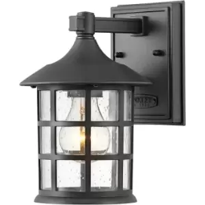 Image of Elstead Hinkley Freeport Outdoor Wall Lantern Textured Black, IP44