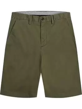 image of Tommy Hilfiger Harlem 1985 Chino Shorts, Army Green, Size 32, Men