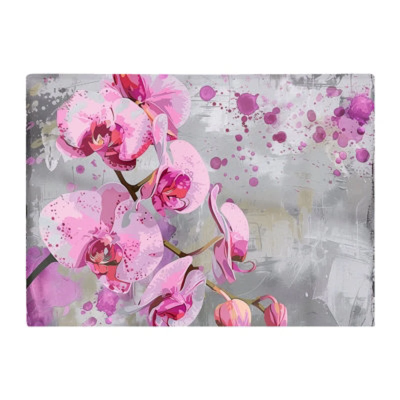 Image of Warren Reed Designer Orchids Splashart Chopping Board