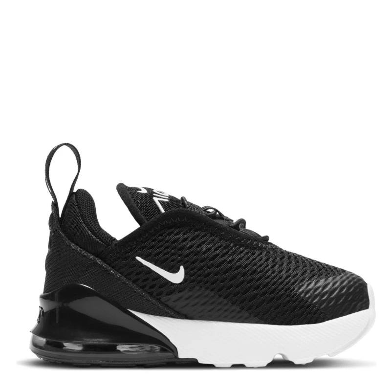 Image of Nike Air Max 270 Trainer Infant Boys Black/White male C3 (19)
