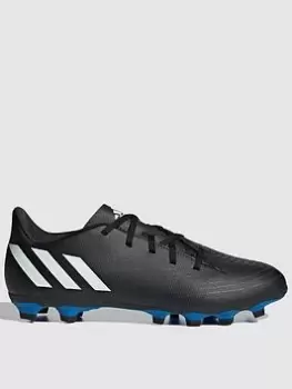 Image of adidas MENS PREDATOR 20.4 FIRM GROUND FOOTBALL BOOT, Black, Size 10, Men
