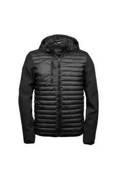 Image of Teejays Hooded Full Zip Crossover Jacket