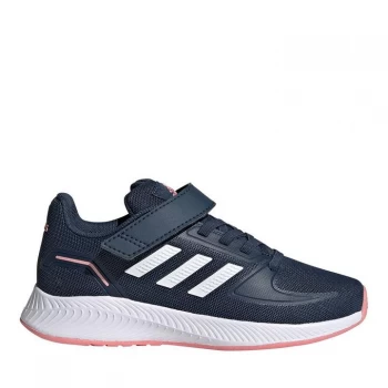 Image of adidas Runfalcon 2 Running Shoes Child Girls - Navy/Pop