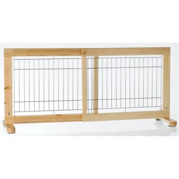 image of Dog Barrier Pinewood 65-108cm 3944 - Trixie