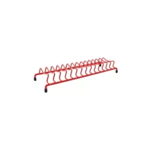 Image of Delfinware Wireware Red Popular Plate Rack