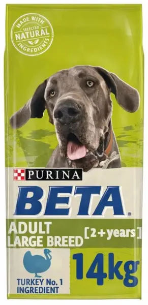 Purina Beta Adult Large Breed Turkey Dog Food 14kg