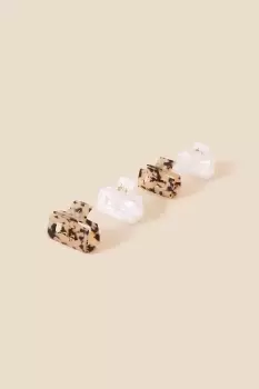 Image of Matte Rectangle Claw Clips 4 Pack