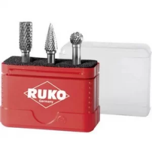 Image of RUKO 116001 Milling set Carbide metal Shank diameter 6mm 3 Piece