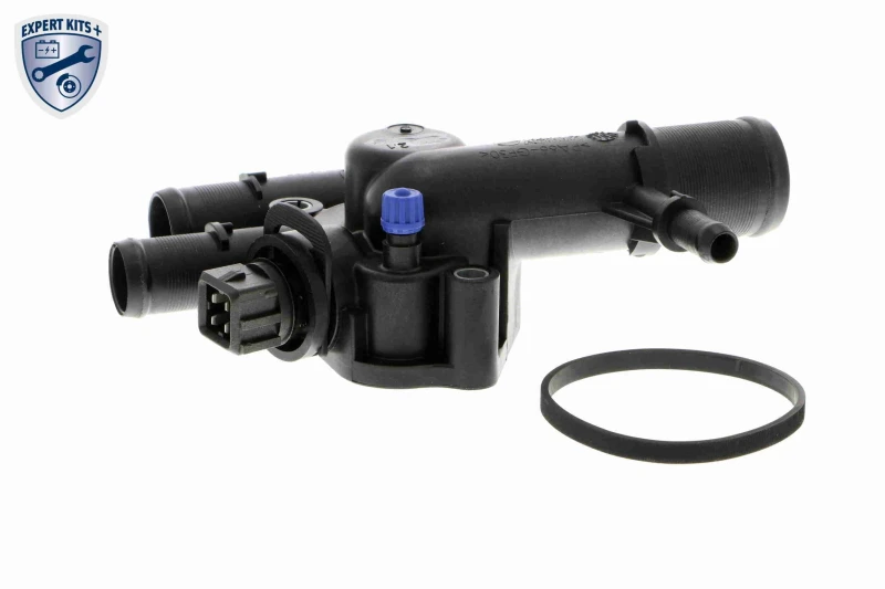Image of VEMO V46-99-1362 Engine thermostat EXPERT KITS +, Opening Temperature: 83°C, with gasket/seal Thermostat,coolant (316)