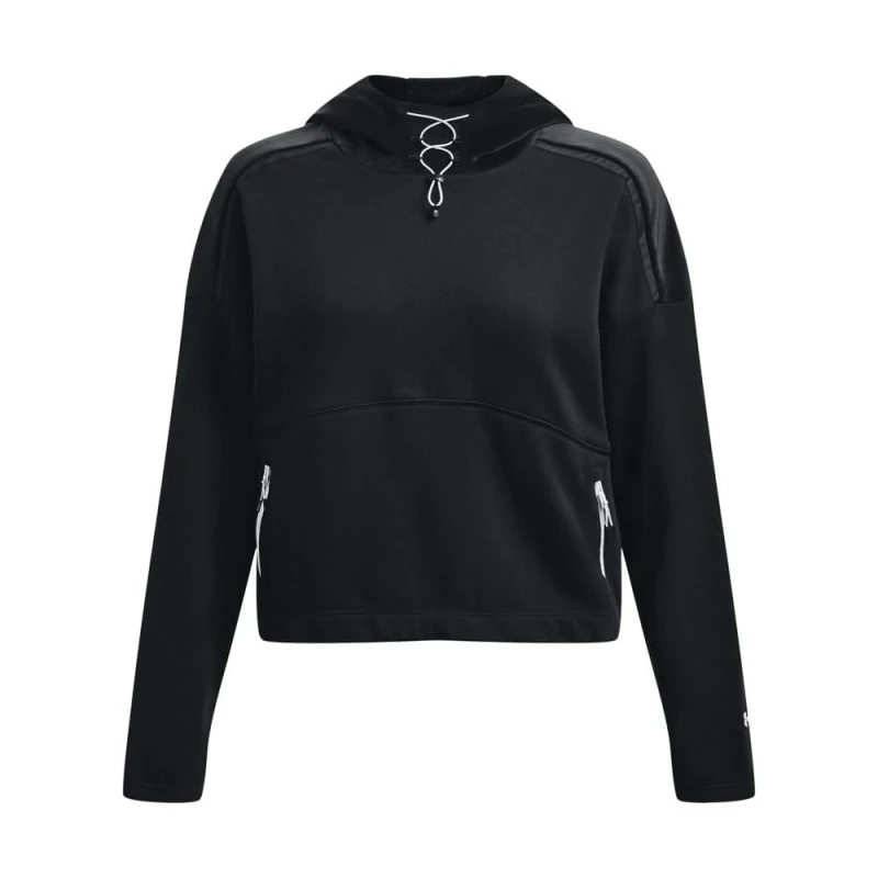 Image of Under Armour UA JOURNEY FLEECE HOODY - Black 4