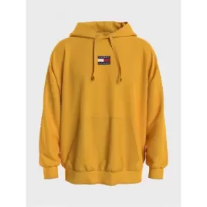 image of Tommy Jeans Badge Hoodie - Yellow