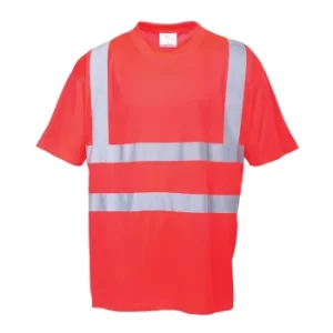 Image of Hi Vis Mens Class 2 T Shirt Red 2XL