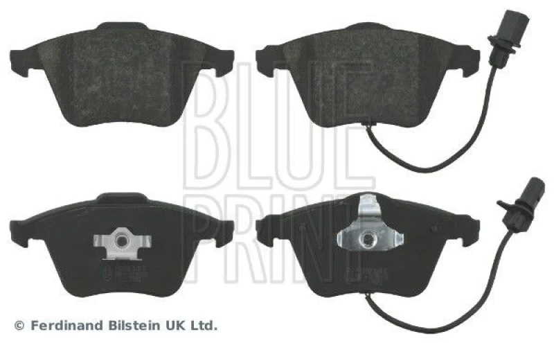 Image of Blue PRINT Brake pad set Blue PRINT ADV184230