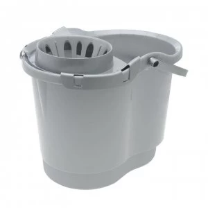 Image of Premier Mop Bucket and Squeezer - Grey