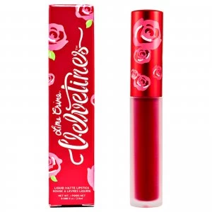 image of Lime Crime Matte Velvetines Lipstick (Various Shades) - Red Rose