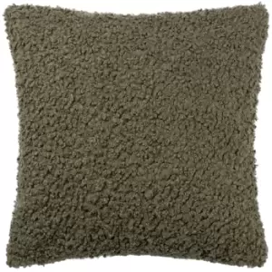 Image of Cabu Textured Boucle Cushion Khaki
