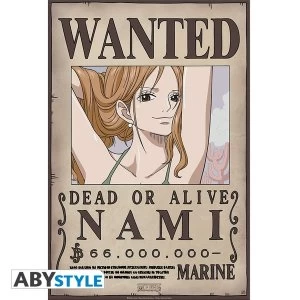 Image of One Piece - Wanted Nami New Small Poster