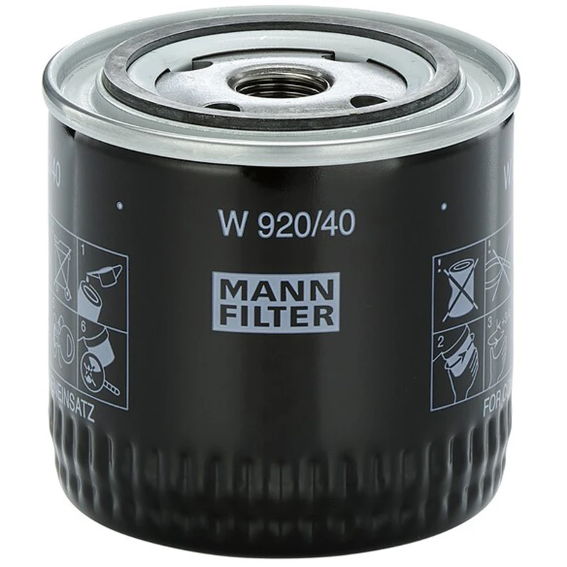 Image of MANN-FILTER W 920/40 Filter, operating hydraulics Filter,operating hydraulics (536)