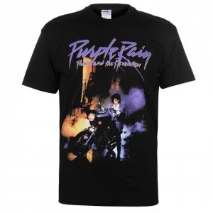 Official Prince T Shirt Mens - Purple Rain