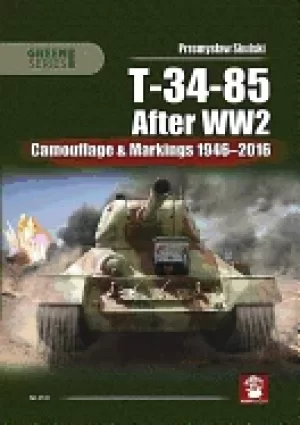 Image of t 34 85 after ww2 camouflage and markings 1946 2016