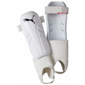 Puma Pro Training II Shin & Ankle Guards Large White/Black