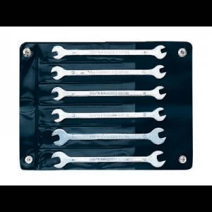 Image of Bahco 1933M/6T Double-ended open ring spanner set 6 Piece