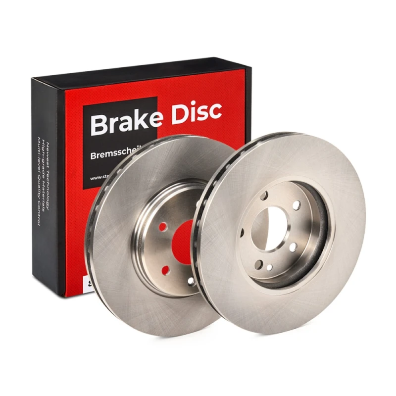 Image of RIDEX 82B0165 Brake disc Front Axle, Vented, Cast Iron, Uncoated, Untreated, without bolts/screws Cast Iron Brake Disc (82)