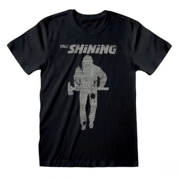 Image of Shining - Silhouette Unisex Large T-Shirt - Black