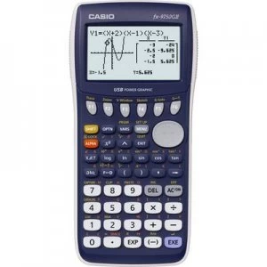 Casio fx-9750GII Graphing calculator Dark blue Display (digits): 21 battery-powered (W x H x D) 87.5 x 21.3 x 180.5 mm