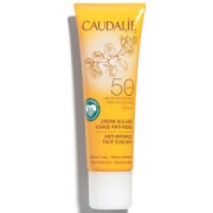 image of Caudalie Anti-Wrinkle SPF50 Face Suncare Cream 25ml