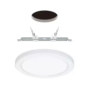 image of JCC 18W Adjustable Integrated Downlight 4000K (Cool White) Non-Dimmable with White Bezel - JC131001