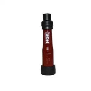 Image of 1x NGK Resistor Spark Plug Cap SB05E red (8511)