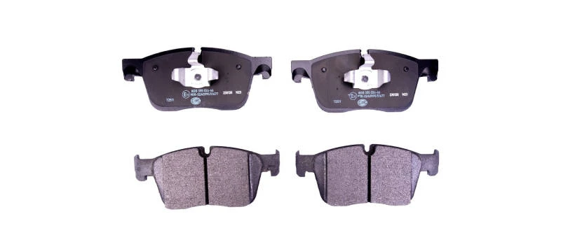 Image of HELLA 8DB 355 024-661 Brake pad set prepared for wear warning indicator Brake Pad Set,disc brake (402)