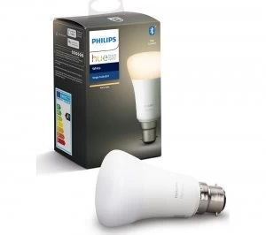 Image of PHILIPS Hue White Bluetooth LED Bulb - B22, White
