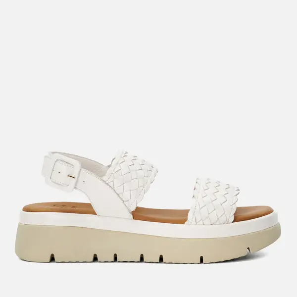 Image of Dune Womens Lorris Leather Sandals - UK 6