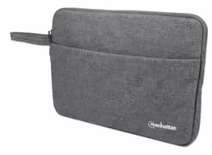 image of Manhattan Seattle Laptop Sleeve 14.5", Grey, Padded, Extra Soft...