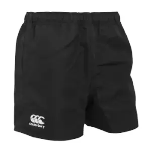 image of Canterbury Mens Professional Elasticated Sports Shorts (3XL) (Black)