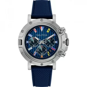 Mens Nautica NST800 Flag Chronograph Watch