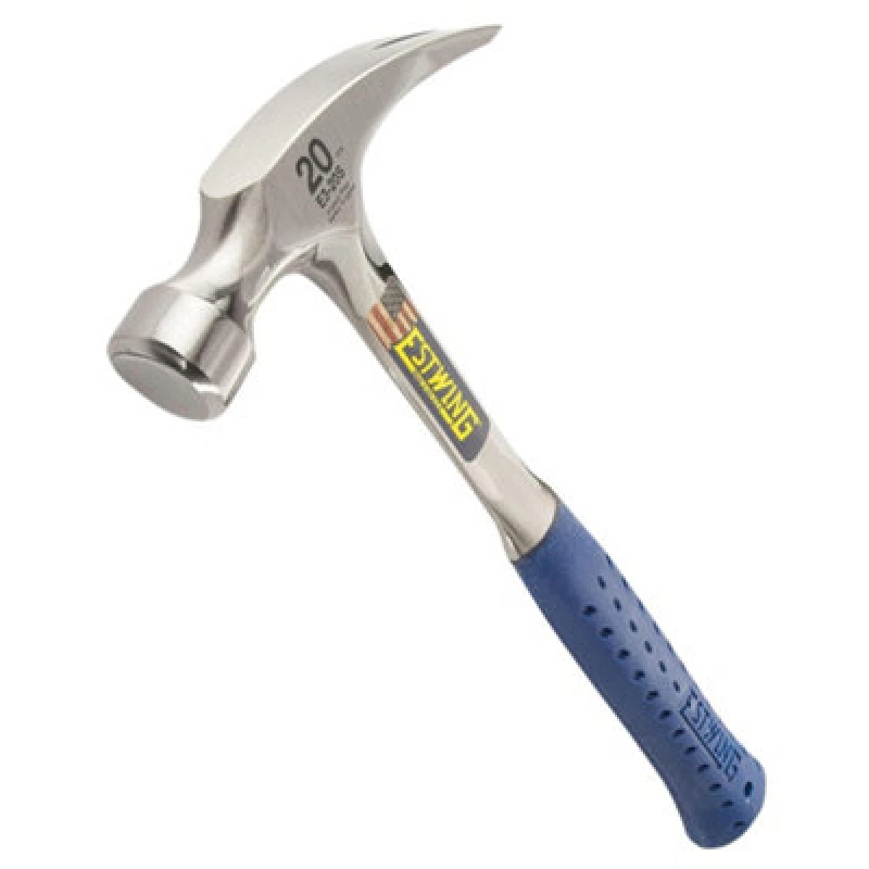 Image of Draper 23539 Estwing E3-20S Straight Claw Hammer, 20Oz/560G