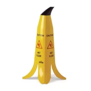 image of Slingsby Banana Cone Wet Floor Sign - 600mm Height