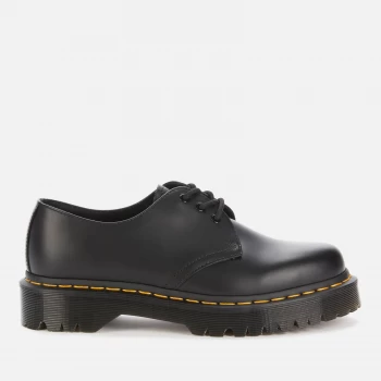 Image of Dr. Martens 1461 Bex Smooth Leather 3-Eye Shoes - Black - UK 7