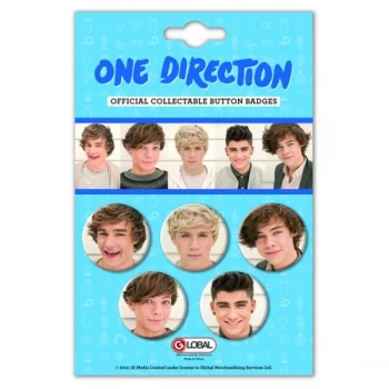 image of One Direction - Phase 4 Button Badge Pack