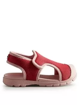 Image of Hunter Little Kids Mesh Outdoor Sandal, Pink, Size 10 Younger
