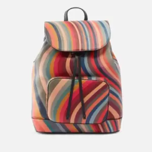 Image of Paul Smith Womens Swirl Backpack - Multicolour